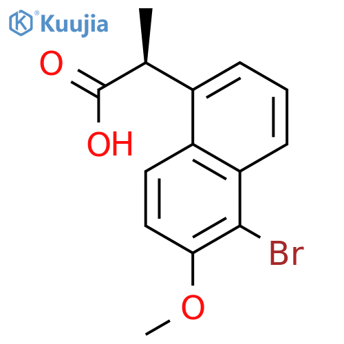 (S)-5-Bromo Naproxen structure