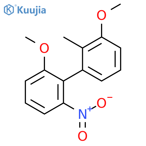 1,1'-Biphenyl, 2',3-dimethoxy-2-methyl-6'-nitro- structure