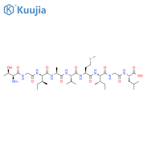L-Leucine,L-threonylglycyl-L-isoleucyl-L-alanyl-L-valyl-L-methionyl-L-isoleucylglycyl- structure