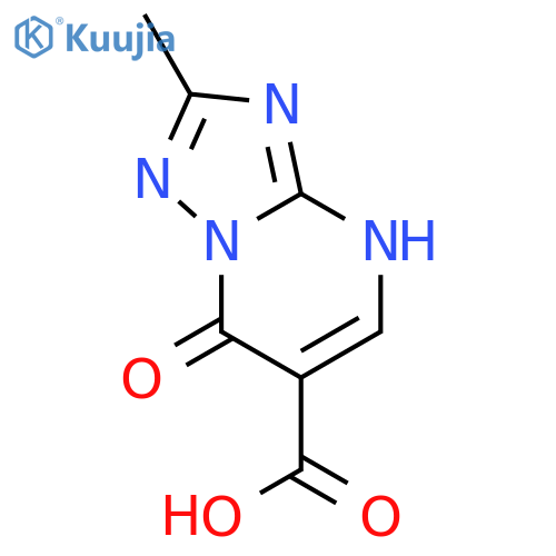 2-methyl-7-oxo-4H,7H-1,2,4triazolo1,5-apyrimidine-6-carboxylic acid structure