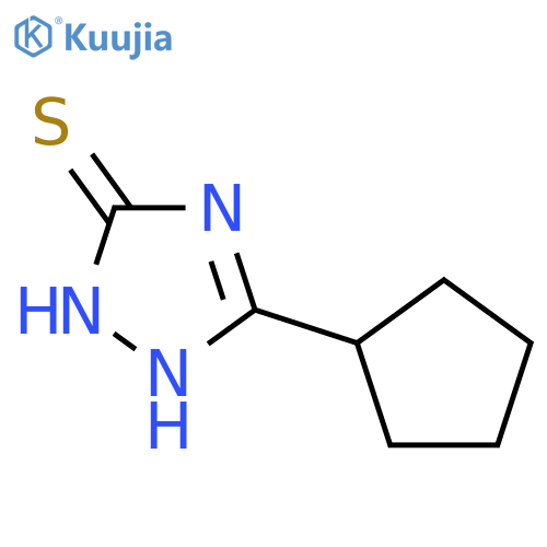 3-cyclopentyl-1H-1,2,4-triazole-5-thiol structure