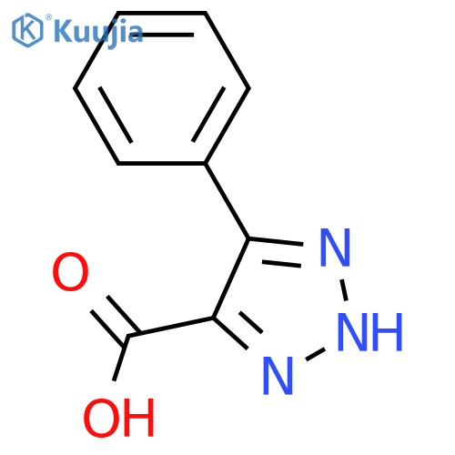 5-Phenyl-1H-1,2,3-triazole-4-carboxylic acid structure