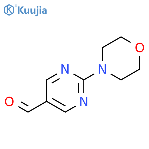 2-(morpholin-4-yl)pyrimidine-5-carbaldehyde structure
