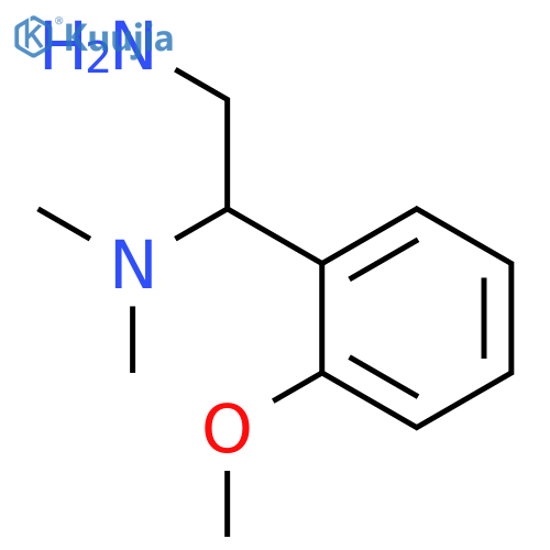 1-(2-Methoxy-phenyl)-n1,n1-dimethyl-ethane-1,2-diamine structure