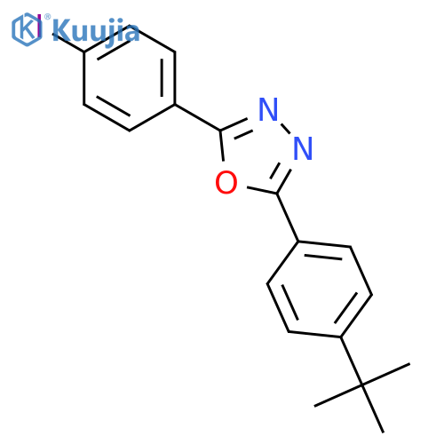 1,3,4-Oxadiazole, 2-[4-(1,1-dimethylethyl)phenyl]-5-(4-iodophenyl)- structure
