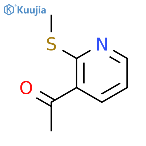 ETHANONE, 1-[2-(METHYLTHIO)-3-PYRIDINYL]- structure