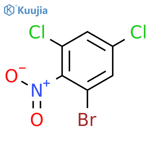 BENZENE, 1-BROMO-3,5-DICHLORO-2-NITRO- structure