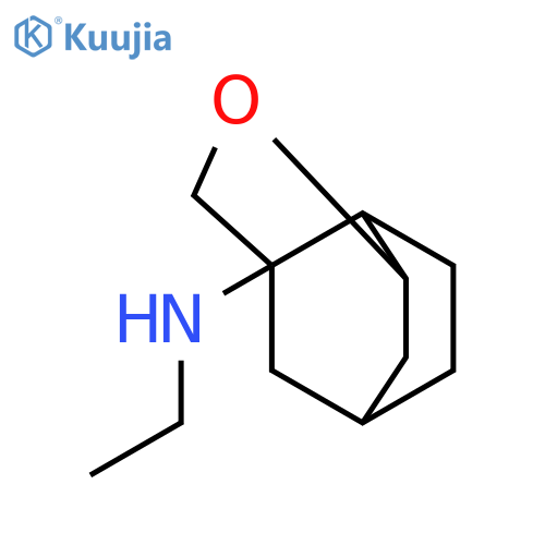 3,6-Methanobenzofuran-3(2H)-amine, N-ethylhexahydro- structure
