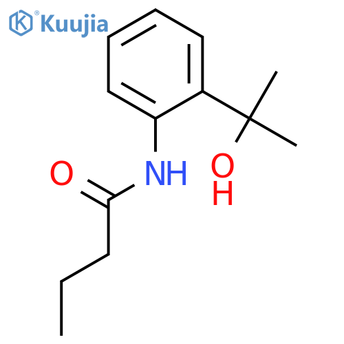 BUTANAMIDE, N-[2-(1-HYDROXY-1-METHYLETHYL)PHENYL]- structure