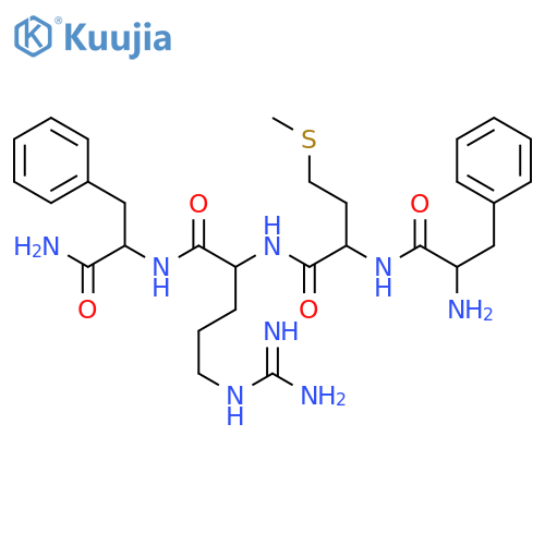 H-Phe-Met-D-Arg-Phe-NH2 acetate salt structure