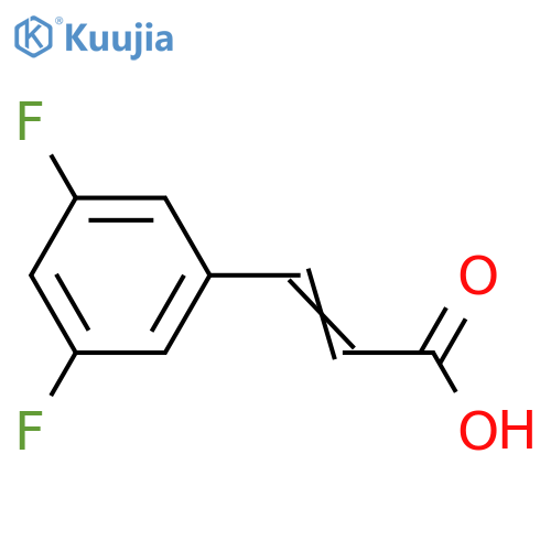 3,5-Difluorocinnamic acid structure