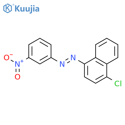DIAZENE, (4-CHLORO-1-NAPHTHALENYL)(3-NITROPHENYL)- structure