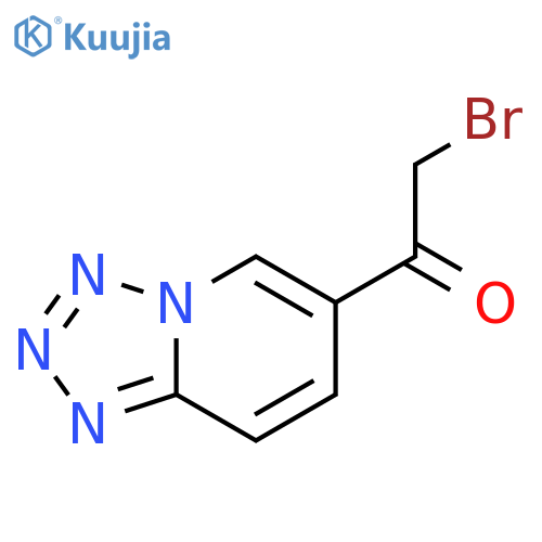 Ethanone, 2-bromo-1-tetrazolo[1,5-a]pyridin-6-yl- structure