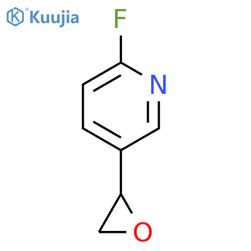2-fluoro-5-(oxiran-2-yl)pyridine structure