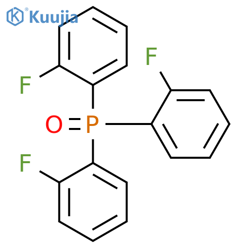 PHOSPHINE OXIDE, TRIS(2-FLUOROPHENYL)- structure