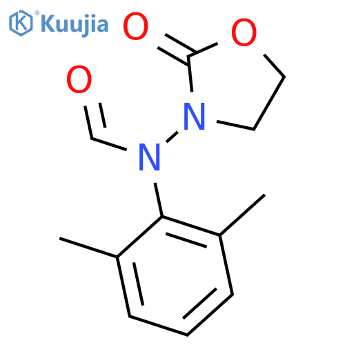 FORMAMIDE, N-(2,6-DIMETHYLPHENYL)-N-(2-OXO-3-OXAZOLIDINYL)- structure