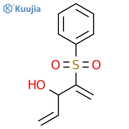 1,4-PENTADIEN-3-OL, 2-(PHENYLSULFONYL)- structure
