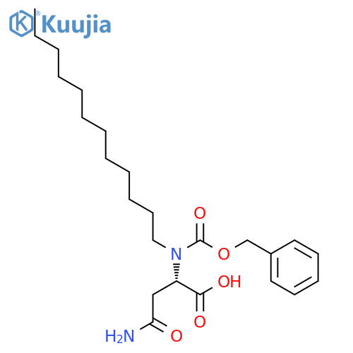 L-Asparagine, N-dodecyl-N2-[(phenylmethoxy)carbonyl]- structure