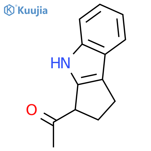 1-(1,2,3,4-tetrahydrocyclopent[b]indol-3-yl)-Ethanone structure