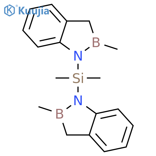 1H-1,2-BENZAZABOROLE, 1,1'-(DIMETHYLSILYLENE)BIS[2,3-DIHYDRO-2-METHYL- structure