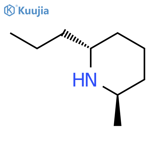 Piperidine, 2-methyl-6-propyl-, (2R,6R)-rel- structure