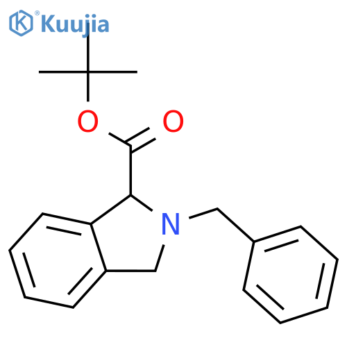 tert-Butyl 2-benzylisoindoline-1-carboxylate structure