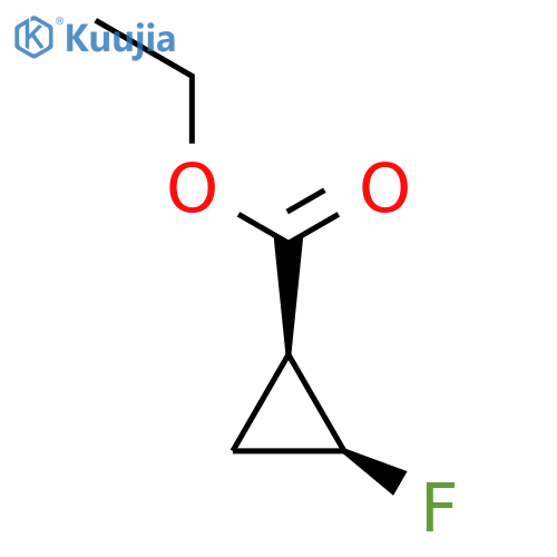 cis-Ethyl 2-fluorocyclopropanecarboxylate structure