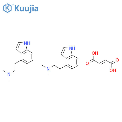 1H-INDOLE-4-ETHANAMINE, N,N-DIMETHYL-, (2E)-2-BUTENEDIOATE (2:1) structure