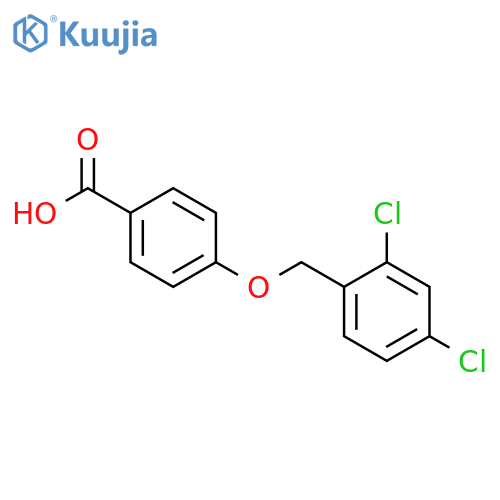 4-(2,4-Dichlorobenzyl)oxybenzoic Acid structure