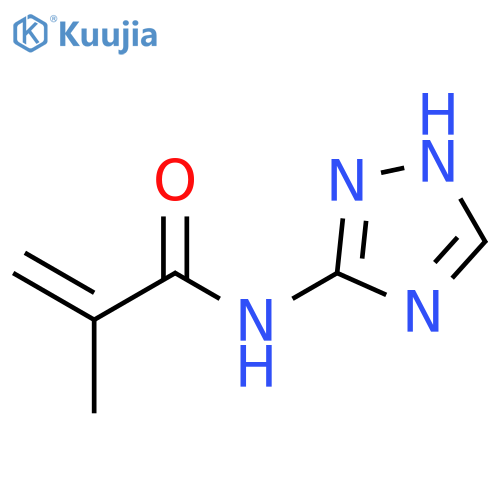 2-Propenamide, 2-methyl-N-1H-1,2,4-triazol-3-yl- structure
