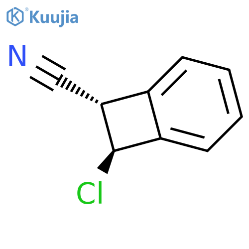 Bicyclo[4.2.0]octa-1,3,5-triene-7-carbonitrile, 8-chloro-, trans- structure