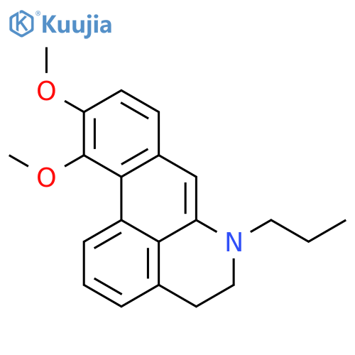 4H-DIBENZO[DE,G]QUINOLINE, 5,6-DIHYDRO-10,11-DIMETHOXY-6-PROPYL- structure