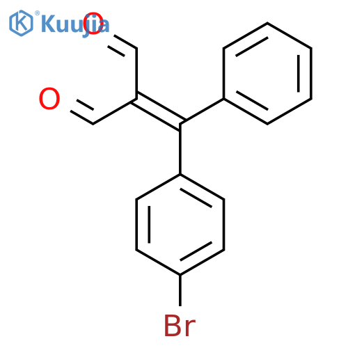 PROPANEDIAL, [(4-BROMOPHENYL)PHENYLMETHYLENE]- structure