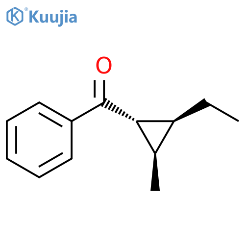 Methanone, [(1S,2S,3R)-2-ethyl-3-methylcyclopropyl]phenyl- structure
