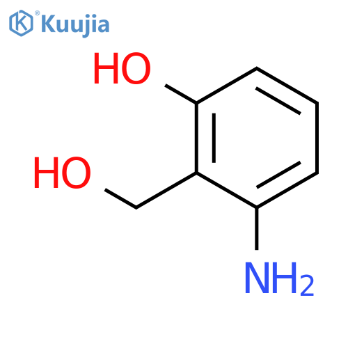 BENZENEMETHANOL, 2-AMINO-6-HYDROXY- structure