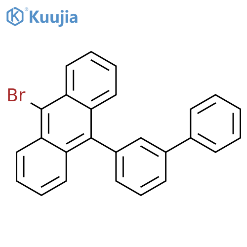 9-Bromo-10-(3-phenylphenyl)anthracene structure