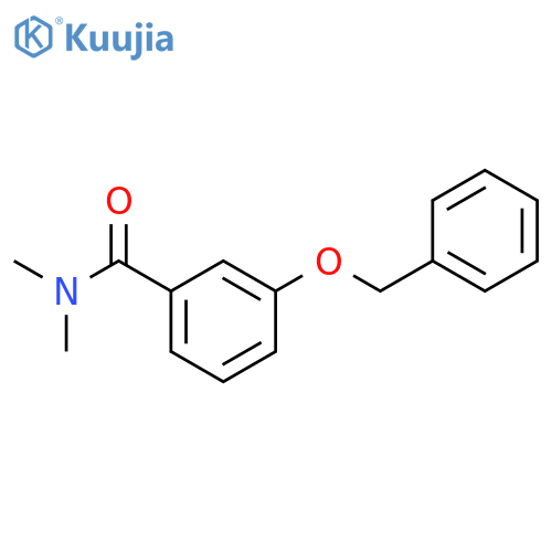 Benzamide, N,N-dimethyl-3-(phenylmethoxy)- structure
