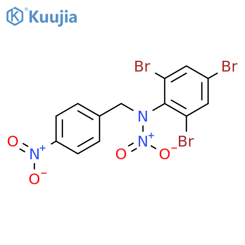 Benzenemethanamine, N,4-dinitro-N-(2,4,6-tribromophenyl)- structure