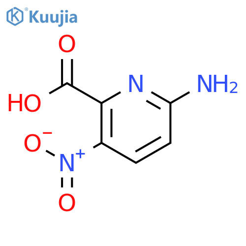 2-PYRIDINECARBOXYLIC ACID, 6-AMINO-3-NITRO- structure