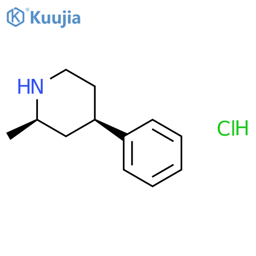 (2R,\u200b4R)\u200b-2-Methyl-4-phenylpiperidine Hydrochloride structure