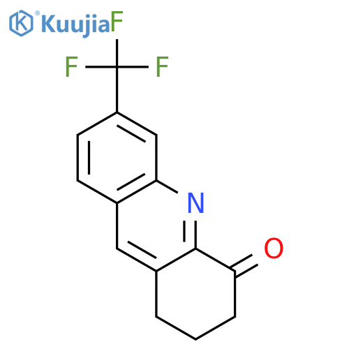 4(1H)-Acridinone, 2,3-dihydro-6-(trifluoromethyl)- structure