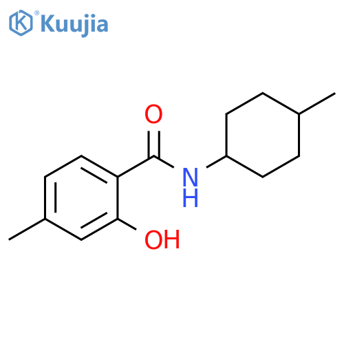 Benzamide, 2-hydroxy-4-methyl-N-(4-methylcyclohexyl)- structure
