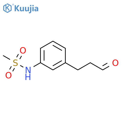 Methanesulfonamide, N-[3-(3-oxopropyl)phenyl]- structure