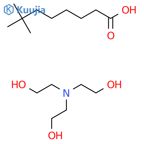 2-[Bis(2-hydroxyethyl)amino]ethanol;7,7-dimethyloctanoic acid structure