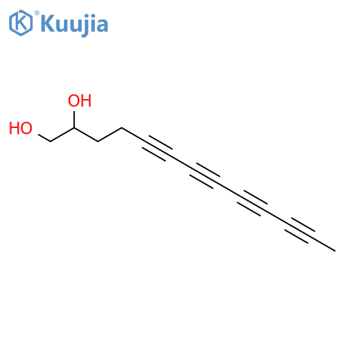 5,7,9,11-Tridecatetrayne-1,2-diol structure