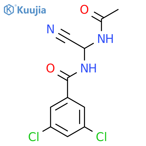Benzamide, N-[(acetylamino)cyanomethyl]-3,5-dichloro- structure