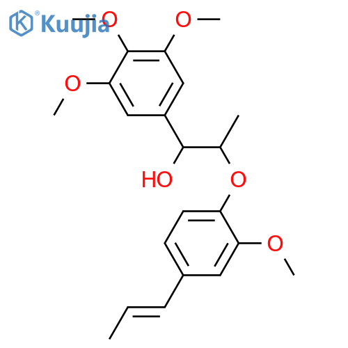 4,8'-Oxylign-7-ene-3,3',4',5',7'-pentol; (7E,7'R*,8'S*)-form, 3,3',4',5'-Tetra-Me ether structure