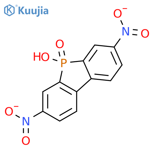3,7-Dinitro-5h-benzo[b]phosphindol-5-ol 5-oxide structure