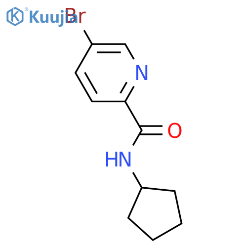 N-Cyclopentyl 5-bromopicolinamide structure