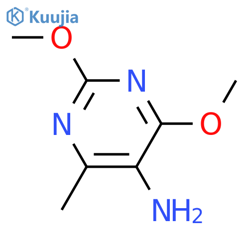 5-amino-2,4-dimethoxy-6-methylpyrimidine structure